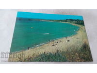 Пощенска картичка Ахтопол Северният плаж 1977