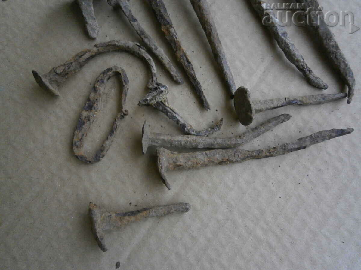 vintage wrought iron nails lot nail nails with price 65.00 BGN | € 33.23 vintage wrought iron nails lot nail nails with price 65.00 BGN | € 33.23