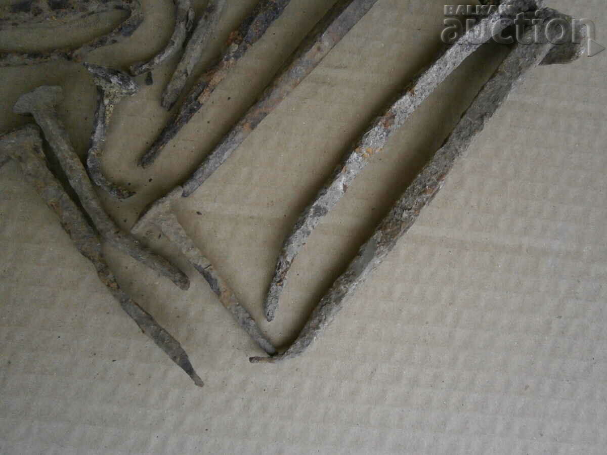 Delivery of vintage wrought iron nails lot nail nails Delivery of vintage wrought iron nails lot nail nails
