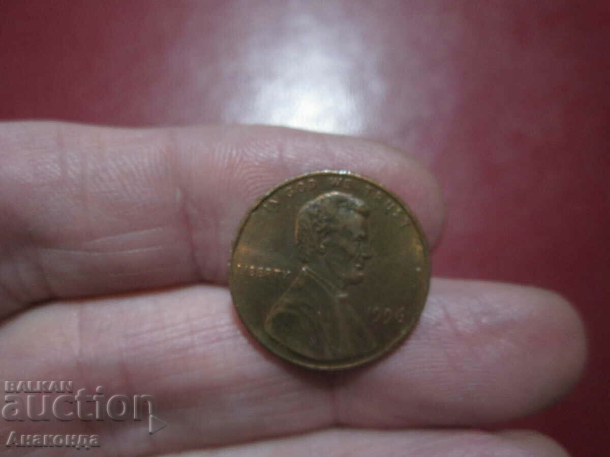 1 цент САЩ 1996 год