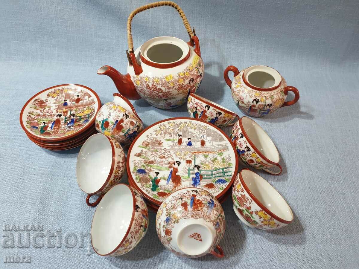 Japanese porcelain set for coffee or tea - 5