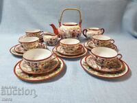 Japanese porcelain set for coffee or tea