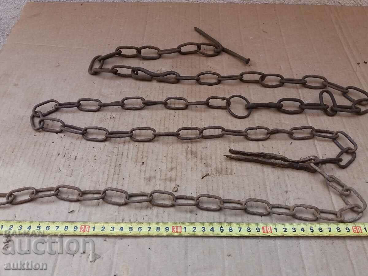 Auction OLD BIG CHAIN WROUGHT IRON Auction OLD BIG CHAIN WROUGHT IRON