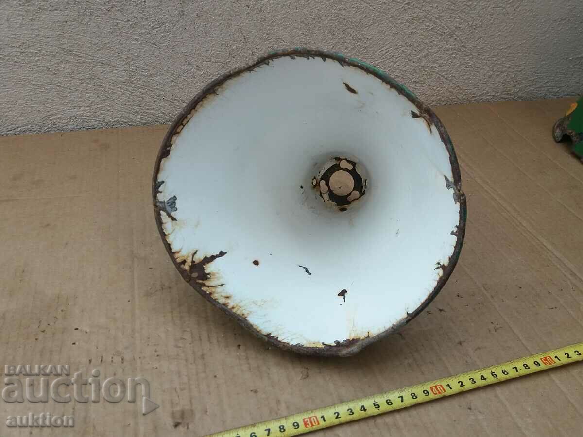 Auction SOC. ENAMELED VINTAGE LAMP, LAMPION Auction SOC. ENAMELED VINTAGE LAMP, LAMPION