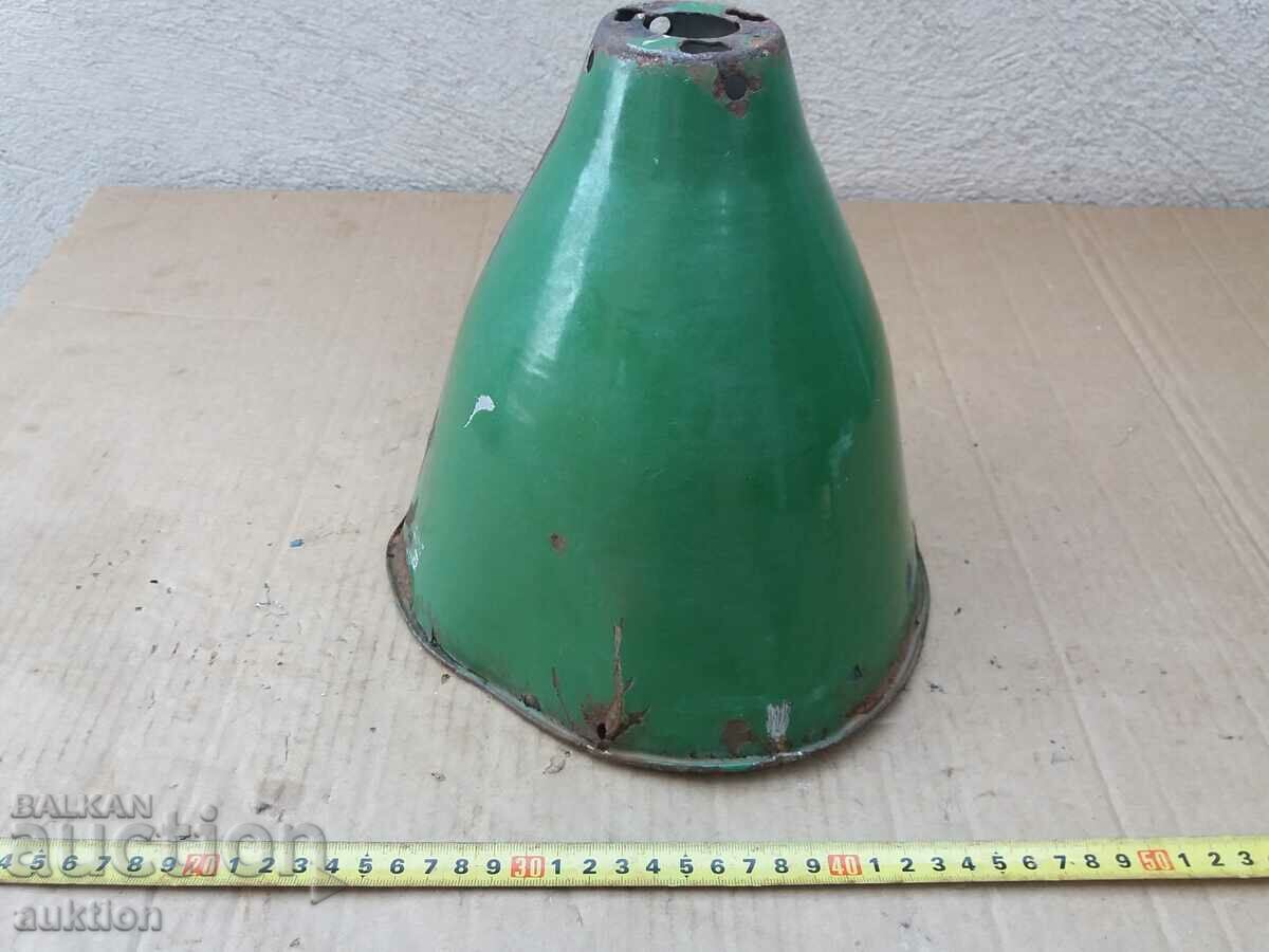 SOC. ENAMELED VINTAGE LAMP, LAMPION - 6 SOC. ENAMELED VINTAGE LAMP, LAMPION - 6