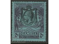 Gambia MINT GV 1922-29 2 / - μωβ σε μπλε sg136