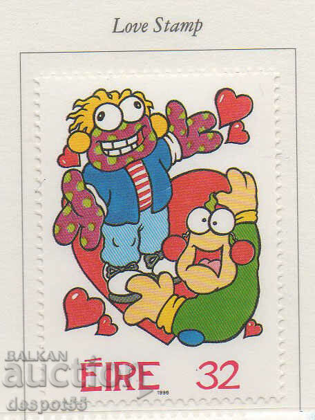 1996. Eire. Γραμματόσημο "Love".