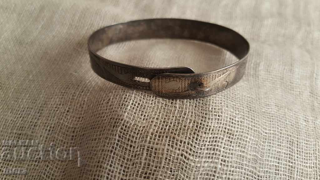 Bratara antica din argint - 5