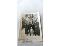 Photo Burgas Officer with his family in the winter of 1942