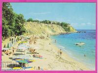 273920 / ВАРНА Курорт ДРУЖБА Плажът 1970 България картичка