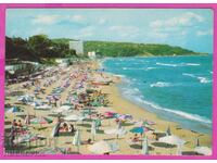 273928 / Курорт ДРУЖБА Плажът 1970 България картичка
