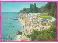 273933 / Resort DRUZHBA Plaja centrala 1977 Bulgaria card