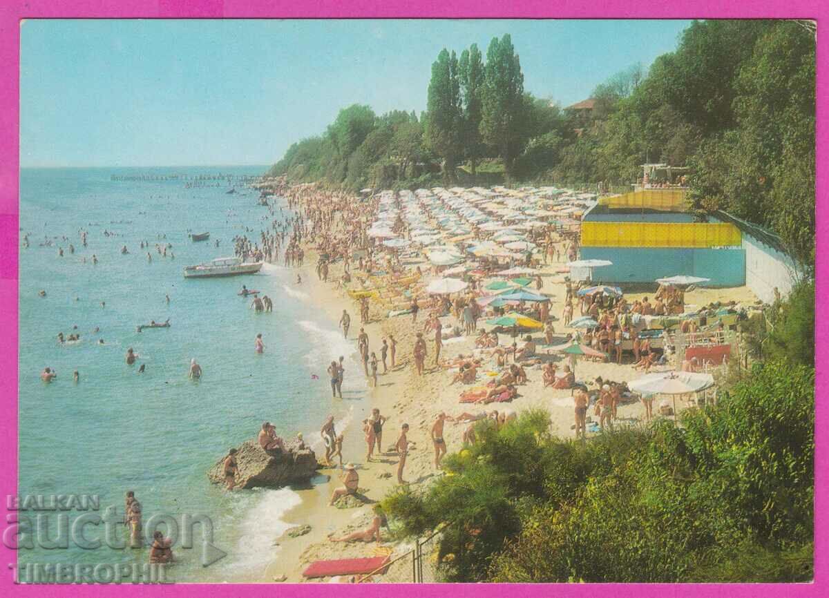 273934 / Resort DRUZHBA Plaja centrală 1973 Bulgaria card
