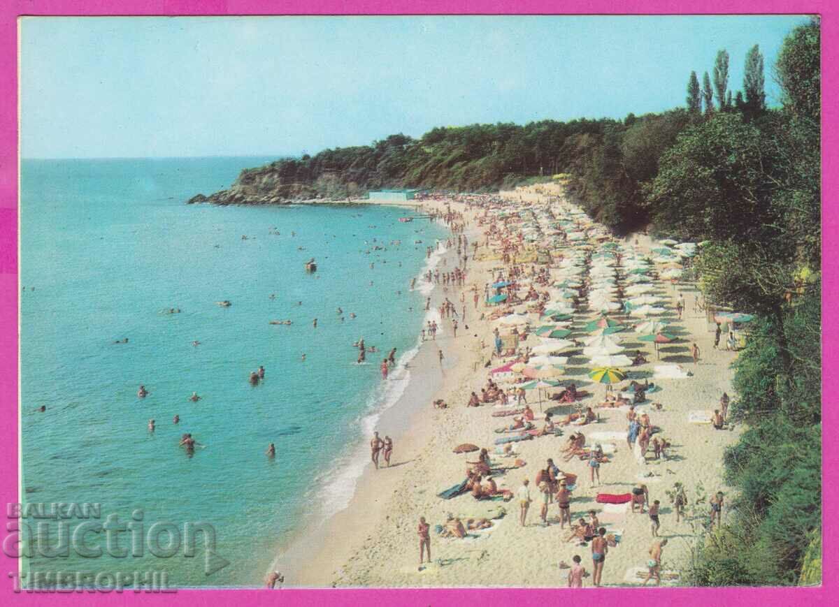 Auction 273936 / DRUZHBA Resort The beach 1985 Bulgaria card Auction 273936 / DRUZHBA Resort The beach 1985 Bulgaria card