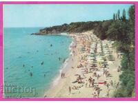 273936 / DRUZHBA Resort The beach 1985 Bulgaria card