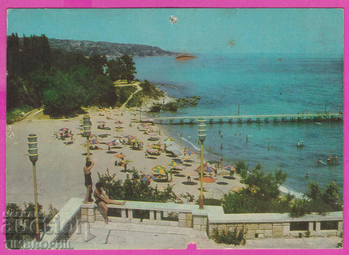 273951 / ВАРНА Курорт ДРУЖБА Изглед 1970 България картичка