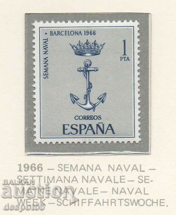 1966. Spania. Săptămâna maritimă la Barcelona.