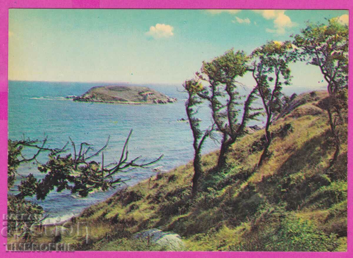 273815 / ARKUTINO Snake Island 1966 Bulgaria card