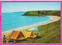 273825 / ARKUTINO Camping Chaika beach 1973 Bulgaria card
