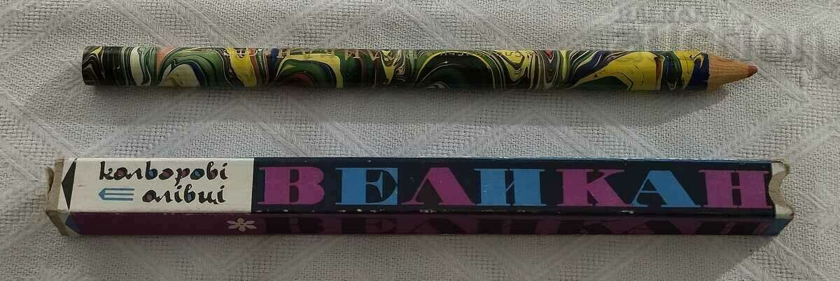 Auction OLD UKRAINIAN PENCIL GIANT RED Auction OLD UKRAINIAN PENCIL GIANT RED