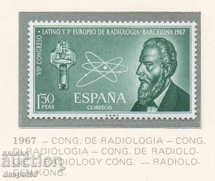 1967. Испания. Международен конгрес по радиология, Барселона