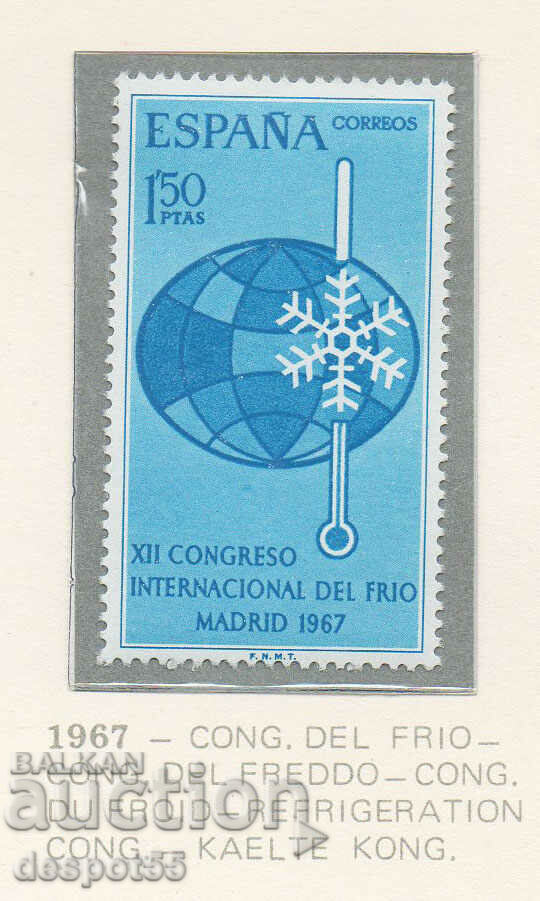1967. Spania. Congresul Internațional de Refrigerare.