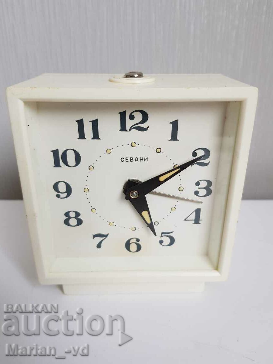 Old mechanical Russian alarm clock Sevani