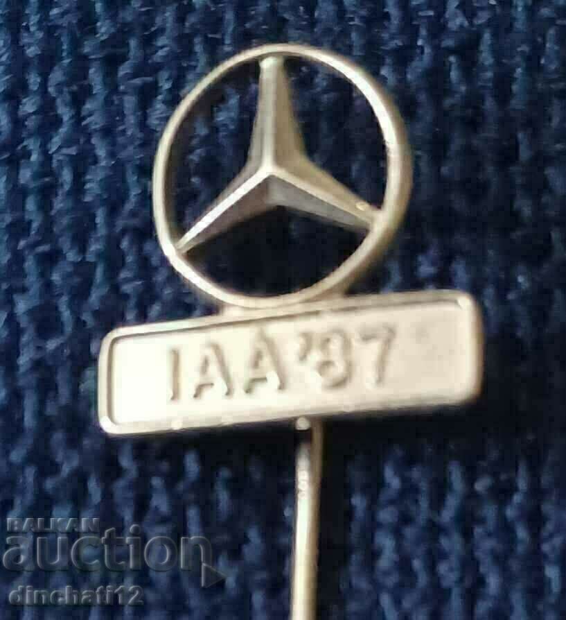 Значка. Мерцедес Mercedes IAA 87. Auto Moto