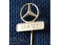 Badge. Mercedes Mercedes IAA 87. Auto Moto