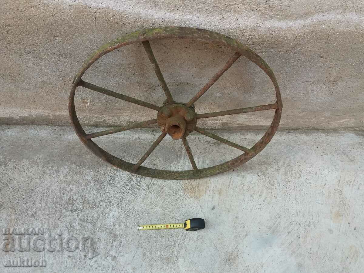 MASSIVE REVIVAL WHEEL OF WHEELCHAIR, WAGON, TWO-WHEEL - 5 MASSIVE REVIVAL WHEEL OF WHEELCHAIR, WAGON, TWO-WHEEL - 5