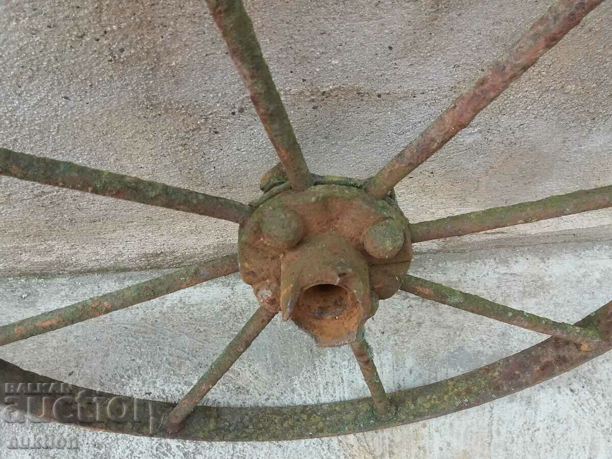 MASSIVE REVIVAL WHEEL OF WHEELCHAIR, WAGON, TWO-WHEEL - 6 MASSIVE REVIVAL WHEEL OF WHEELCHAIR, WAGON, TWO-WHEEL - 6