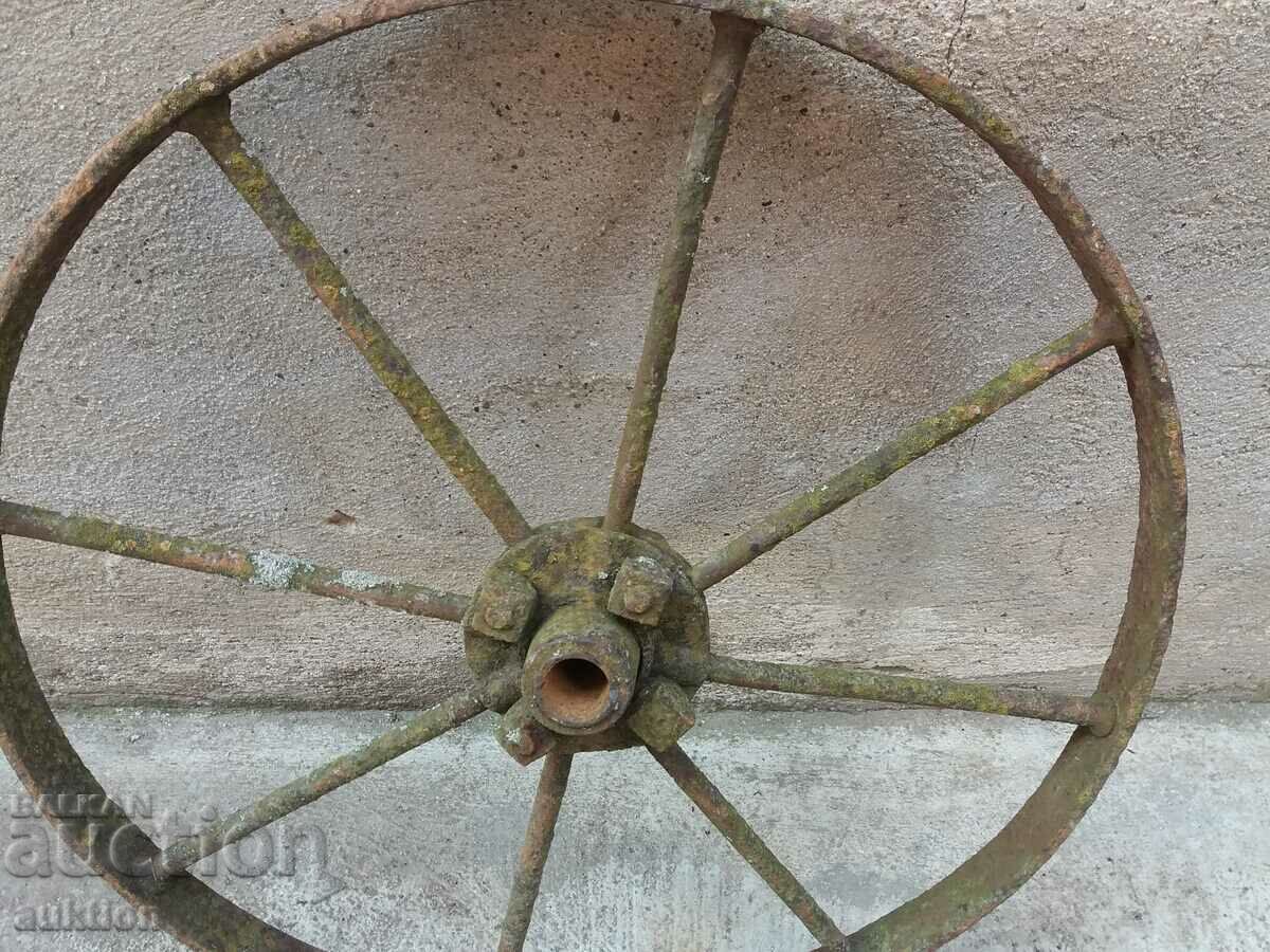 MASSIVE REVIVAL WHEEL OF WHEELCHAIR, WAGON, TWO-WHEEL - 7 MASSIVE REVIVAL WHEEL OF WHEELCHAIR, WAGON, TWO-WHEEL - 7