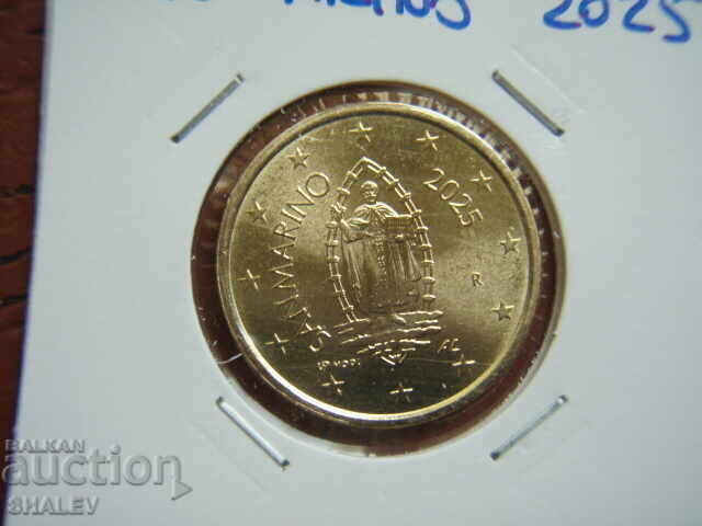 Auction 50 Euro Cents 2025 San Marino - Uncirculated Auction 50 Euro Cents 2025 San Marino - Uncirculated