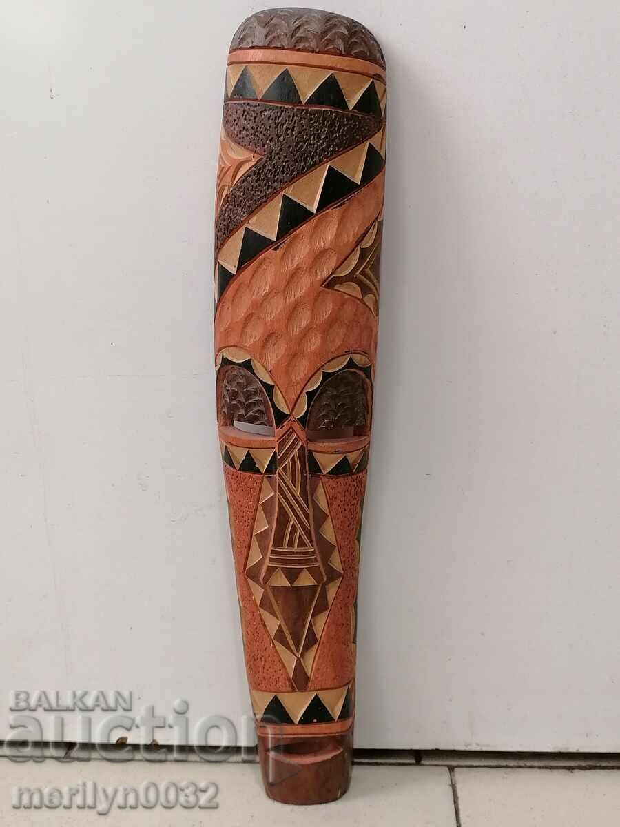 Стара африканска маска дърворезба интериорна красота