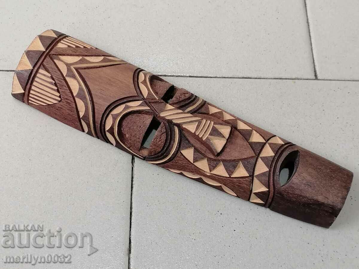 Old African mask carving interior beauty - 5