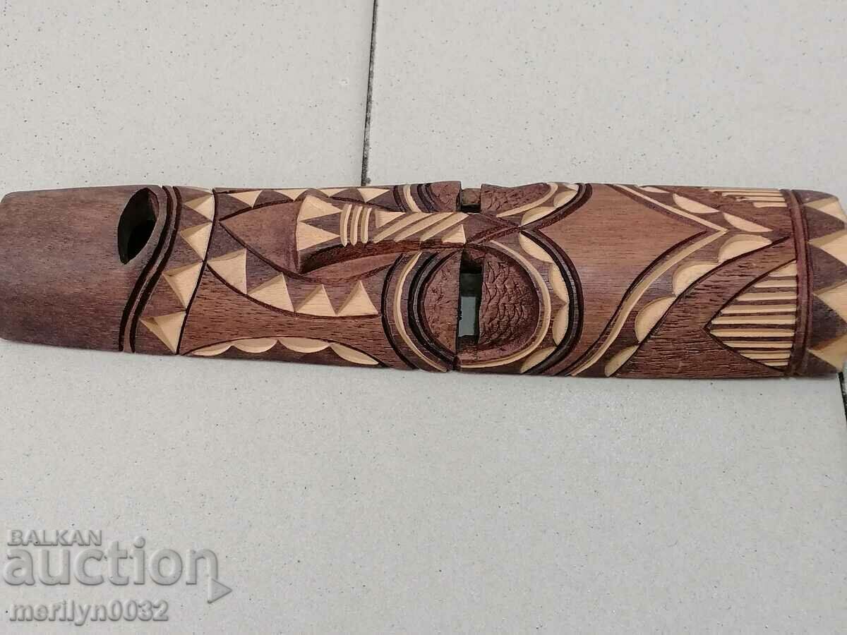 Old African mask carving interior beauty - 7