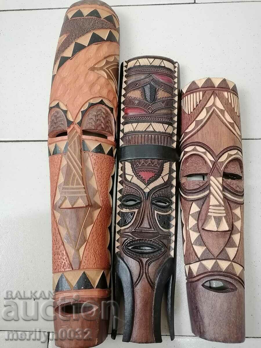 Veche mască africană sculptând frumusețea interioară - 7