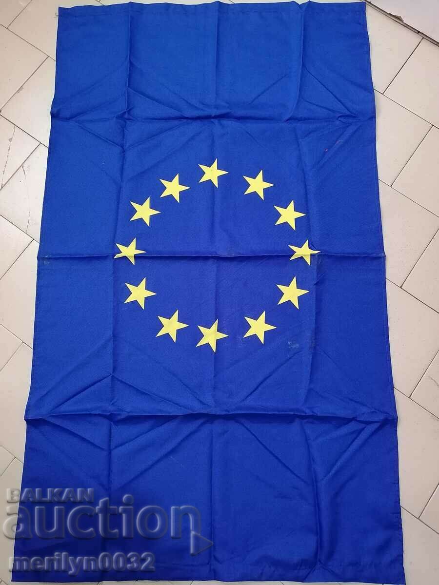 Знаме на Европейския съюз флаг с кръг звезди