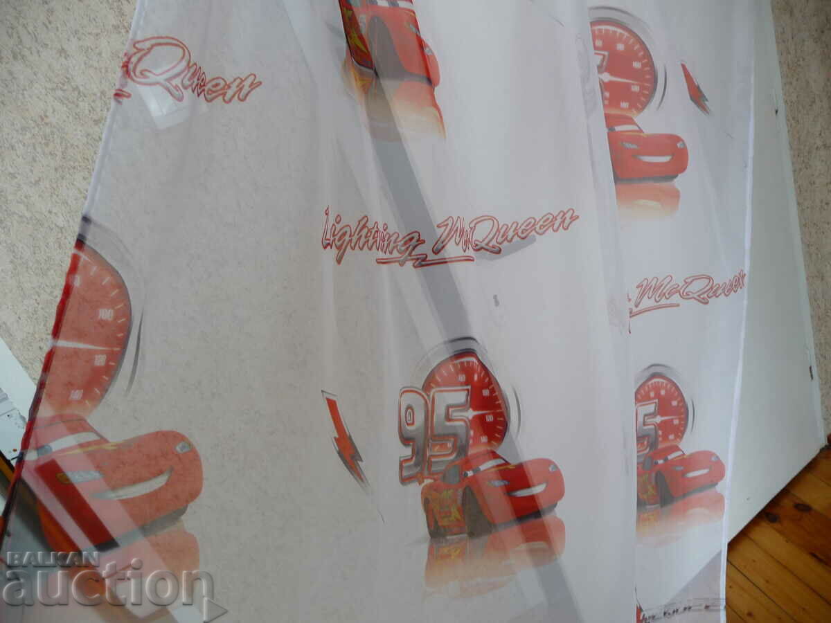 Аукцион Перде завеса Маккуин Светкавицата Колите Cars Дисни Пиксар