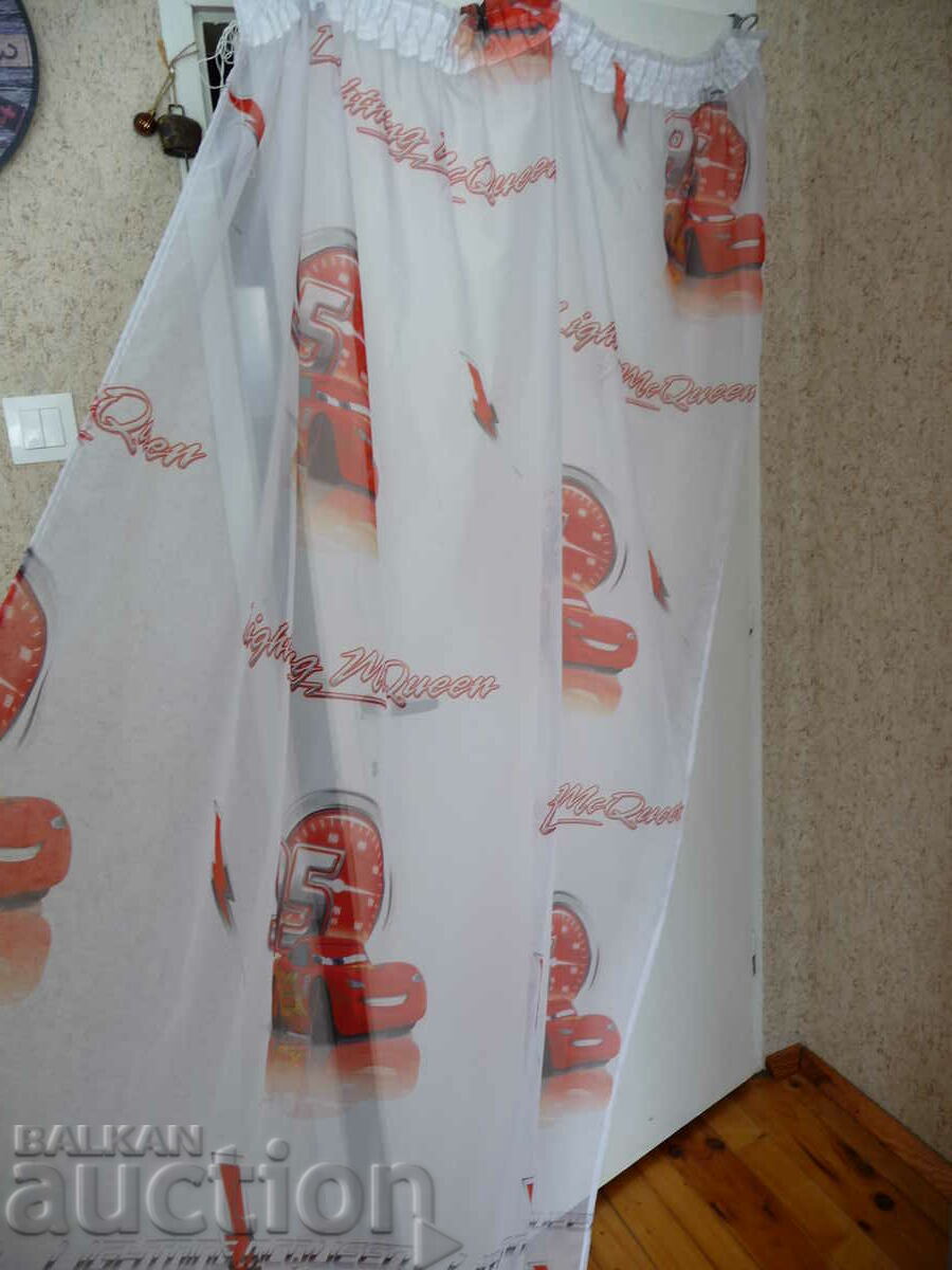 Перде завеса Маккуин Светкавицата Колите Cars Дисни Пиксар - 5