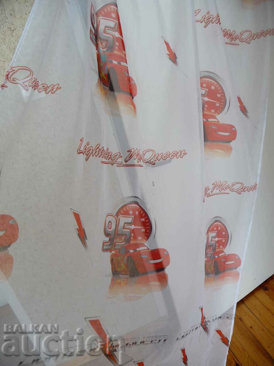 Перде завеса Маккуин Светкавицата Колите Cars Дисни Пиксар - 6