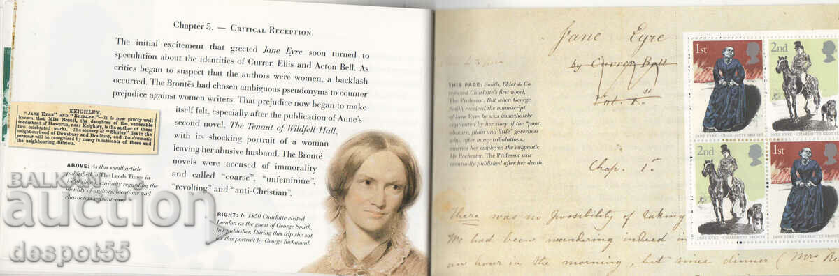 2005. Great Britain. The Bronte sisters. Carnet. - 5