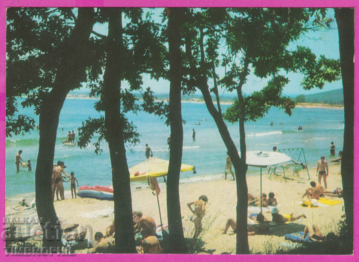 Auction 273841 / Camping PERLA beach 1973 Bulgaria card Auction 273841 / Camping PERLA beach 1973 Bulgaria card