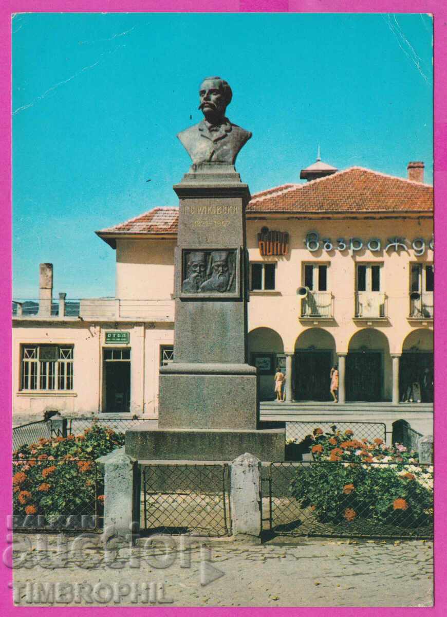 273847 / BOILER 1977 Monument to GS Rakovski Bulgaria card