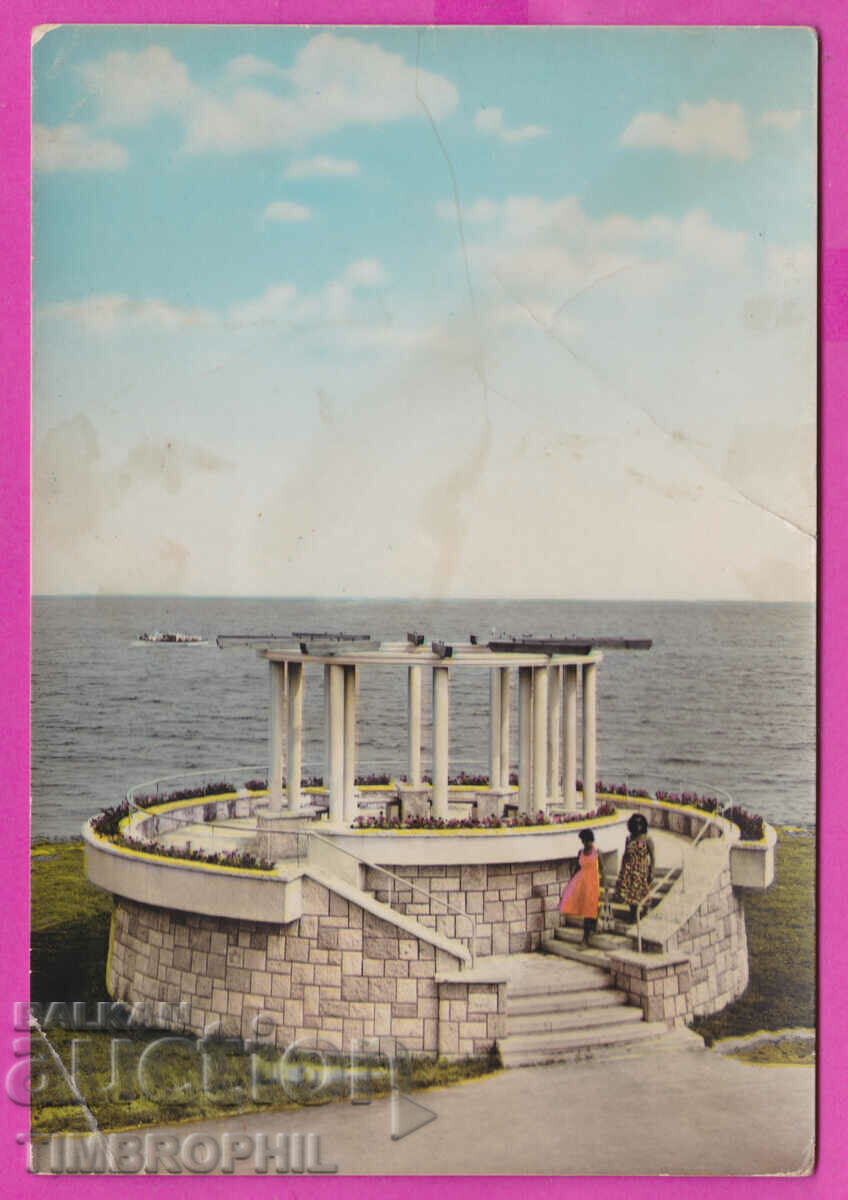 273865 / ВАРНА Курорт ДРУЖБА Пергола 1960 България картичка