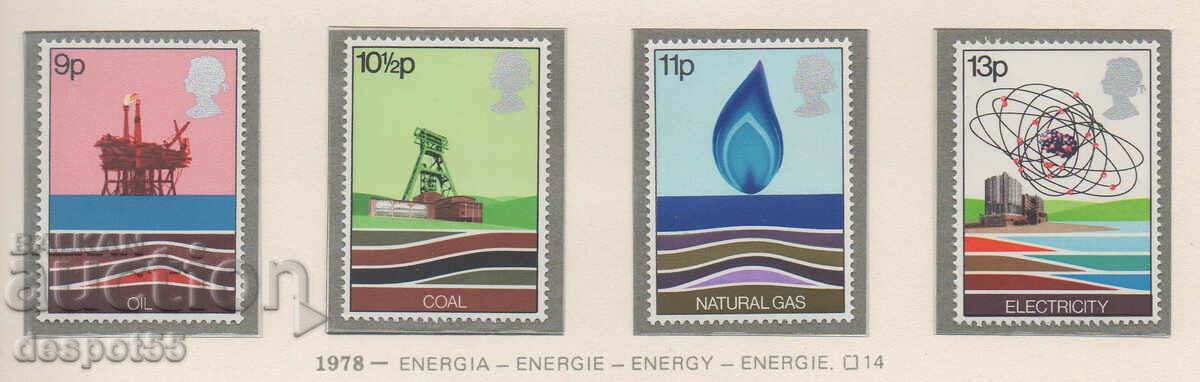 1978. Великобритания. Британски енергийни ресурси.