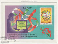 1998. Италия. Световнo филателно изложение - Ден на пощата.