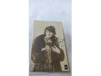 Postcard Young Girl Sliven 1926