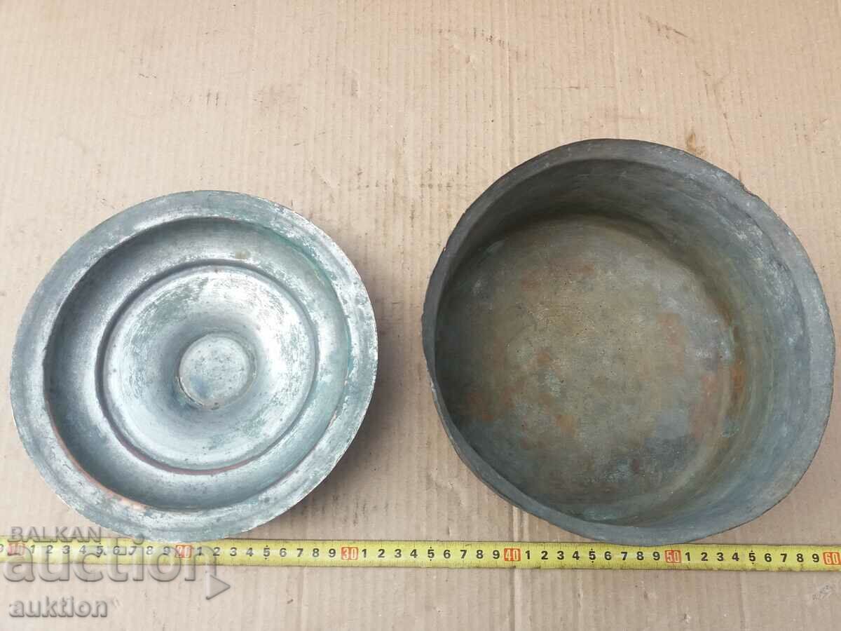 Delivery of COPPER REVIVAL POT WITH COVER - CRANE