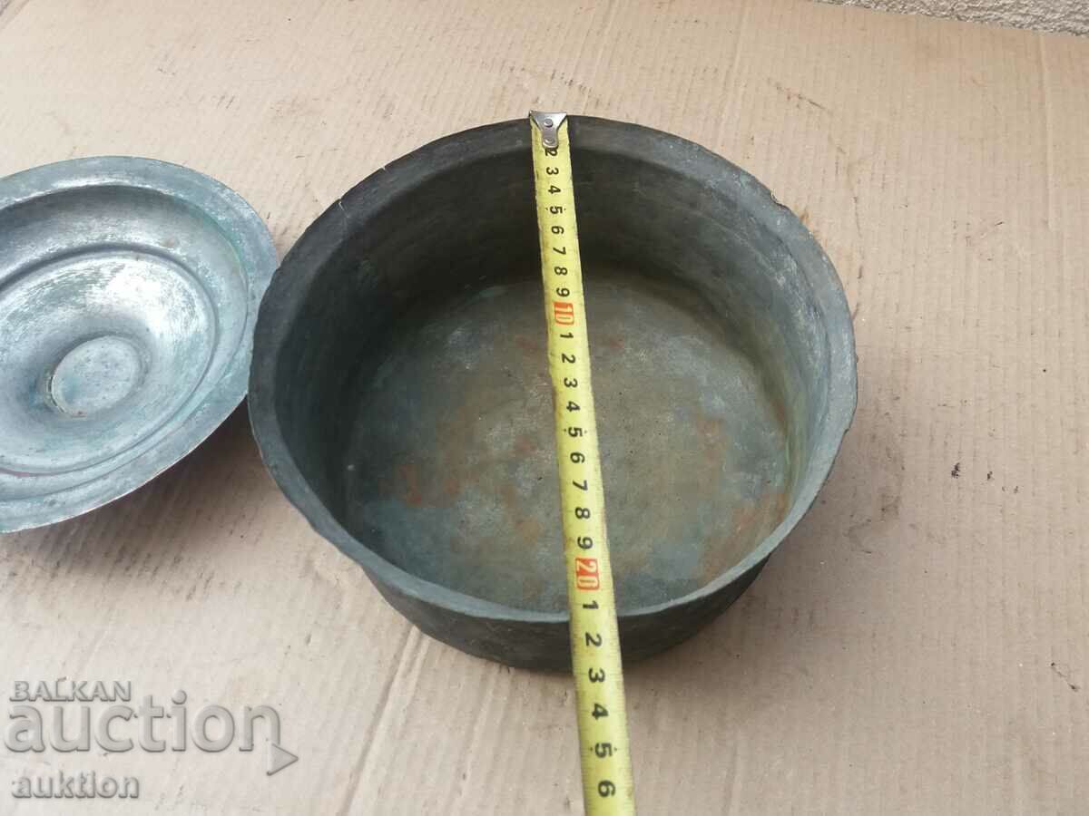 COPPER REVIVAL POT WITH COVER - CRANE - 5